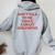 Don't Talk To Me I Have A Crazy Girlfriend On Back Trendy レディース オーバーサイズ パーカー バックプリント Sport Grey Don't Talk To Me I Have A Crazy Girlfriend On Back Trendy レディース オーバーサイズ パーカー バックプリント Sport Grey