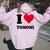 I Love Tomomi レディース オーバーサイズ パーカー バックプリント ライトピンク I Love Tomomi レディース オーバーサイズ パーカー バックプリント ライトピンク