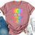 Mom Of The Birthday Girl Matching Family Party Bella Canvas T-shirt Heather Mauve