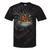 Bigfoot Kayak Paddling Lake Canoe Bigfoot Sasquatch Kayaking Tie-Dye T-Shirts Black Tie-Dye