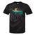 Canadian Canoe Yoke Canoeing Raglan Baseball Tee Tie-Dye T-Shirts Black Tie-Dye