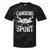 Canoe Canoeing Vintage Canoeing Is My Sport Tie-Dye T-Shirts Black Tie-Dye
