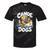 Canoe Dogs Golden Retriever Paddling Graphic Tie-Dye T-Shirts Black Tie-Dye Canoe Dogs Golden Retriever Paddling Graphic Tie-Dye T-Shirts Black Tie-Dye