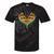 Canoe Heart Cute Minimalist Paddling Adventure Tie-Dye T-Shirts Black Tie-Dye