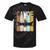 Canoe Vintage Canoeing Retro Canoe Paddling Premium Tri-Blend Tie-Dye T-Shirts Black Tie-Dye