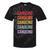 Canoeing Tie-Dye T-Shirts Black Tie-Dye