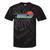 Canoes-Rowing Canoe-Rower Canoeing-Canoeist Vintage Canoes Raglan Baseball Tee Tie-Dye T-Shirts Black Tie-Dye