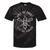 Half The Paddle Twice The Paddler Canoeing Raglan Baseball Tee Tie-Dye T-Shirts Black Tie-Dye