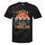 I Need A Good Paddling Retro Sunset Canoe Raglan Baseball Tee Tie-Dye T-Shirts Black Tie-Dye