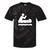 Outdoors Water Sports Canoe Canoeist Raglan Baseball Tee Tie-Dye T-Shirts Black Tie-Dye