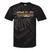 Trendy Canoe Silhouette Colourful Landscape Raglan Baseball Tee Tie-Dye T-Shirts Black Tie-Dye