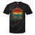 Never Underestimate An Old Man With a Canoe Retro Sleeveless Tie-Dye T-Shirts Black Tie-Dye