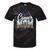 Women's Canoe Mom Leopard Print Paddle River Lake Sport Mother Tie-Dye T-Shirts Black Tie-Dye