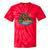 Bigfoot Kayak Paddling Lake Canoe Bigfoot Sasquatch Kayaking Tie-Dye T-Shirts Red Tie-Dye