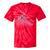 Canoe Canoeing Kayak Paddling Canoeist Raglan Baseball Tee Tie-Dye T-Shirts Red Tie-Dye