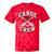 Canoe Crew Paddling Team Retro Graphic Tie-Dye T-Shirts Red Tie-Dye