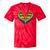 Canoe Heart Cute Minimalist Paddling Adventure Tie-Dye T-Shirts Red Tie-Dye