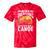 Canoe Old Man Sleeveless Tie-Dye T-Shirts Red Tie-Dye