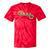 Canoe Retro Vintage Sunset Rainbow Raglan Baseball Tee Tie-Dye T-Shirts Red Tie-Dye