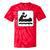 Cool Outdoor Water Sport Canoe Raglan Baseball Tee Tie-Dye T-Shirts Red Tie-Dye