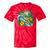 Green Sea Turtle Surfs Past a Canoe Paddle Sleeveless Tie-Dye T-Shirts Red Tie-Dye Green Sea Turtle Surfs Past a Canoe Paddle Sleeveless Tie-Dye T-Shirts Red Tie-Dye