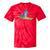 Kayak T Rex Dinosaur Canoe Shirt Kayak For Children Tie-Dye T-Shirts Red Tie-Dye