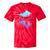 Kayak Kayak Vintage Mountains Canoe Kayak Tie-Dye T-Shirts Red Tie-Dye