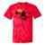 Kayaking Bear Retro Sunset Paddling Canoe Outdoor Adventure Tie-Dye T-Shirts Red Tie-Dye