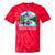 Queen Of The Canoe Canoeing Tie-Dye T-Shirts Red Tie-Dye