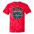USA Canoe Kayak Paddling American Flag Emblem Tie-Dye T-Shirts Red Tie-Dye
