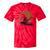 Women's Kayaking Sloth Kayak Kayaker Canoe Paddling Tie-Dye T-Shirts Red Tie-Dye