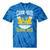 Canoe Beer Campfire Repeat Kayak Canoe Tie-Dye T-Shirts Blue Tie-Dye