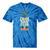 Canoe Hair Club Paddling Retro Tie-Dye T-Shirts Blue Tie-Dye