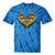Canoe Heart Cute Minimalist Paddling Adventure Tie-Dye T-Shirts Blue Tie-Dye