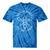 Half The Paddle Twice The Paddler Canoeing Raglan Baseball Tee Tie-Dye T-Shirts Blue Tie-Dye