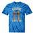 Kayak And Canoe Lake Fun Raglan Baseball Tee Tie-Dye T-Shirts Blue Tie-Dye