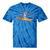 Kayak T Rex Dinosaur Canoe Shirt Kayak For Children Tie-Dye T-Shirts Blue Tie-Dye