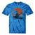 Kayaking Sloth Kayak Kayaker Canoe Paddling Tie-Dye T-Shirts Blue Tie-Dye