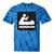 Outdoors Water Sports Canoe Canoeist Raglan Baseball Tee Tie-Dye T-Shirts Blue Tie-Dye