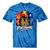 Portaging Canoe Wilderness Adventure Scenic Graphic Tie-Dye T-Shirts Blue Tie-Dye