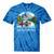 Queen Of The Canoe Canoeing Tie-Dye T-Shirts Blue Tie-Dye