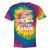 Canoe Old Man Canoeing Comfort Colors Adult Sweatshirt Tie-Dye T-Shirts Rainbow Tie-Dye