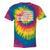 Canoeing Canoe US American Flag Patriotic Retro Raglan Baseball Tee Tie-Dye T-Shirts Rainbow Tie-Dye