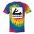 Cool Outdoor Water Sport Canoe Raglan Baseball Tee Tie-Dye T-Shirts Rainbow Tie-Dye