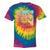 Eat Sleep Canoe Repeat Vintage Canoeing Canoeist Men Boys Raglan Baseball Tee Tie-Dye T-Shirts Rainbow Tie-Dye