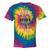 Kayak And Canoe Lake Fun Raglan Baseball Tee Tie-Dye T-Shirts Rainbow Tie-Dye