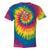 Kayaking Heartbeat Tie Dye Canoe Boating Kayaks Tie-Dye T-Shirts Rainbow Tie-Dye