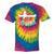 Lake Superior Bear Canoe Upper Peninsula For Yooper Tie-Dye T-Shirts Rainbow Tie-Dye
