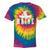 Maine Canoe Kayak Moose USA America Souvenir Tie-Dye T-Shirts Rainbow Tie-Dye