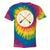 Retro Vintage Canoe Paddles Crossing Canoe & Kayaking Tie-Dye T-Shirts Rainbow Tie-Dye
